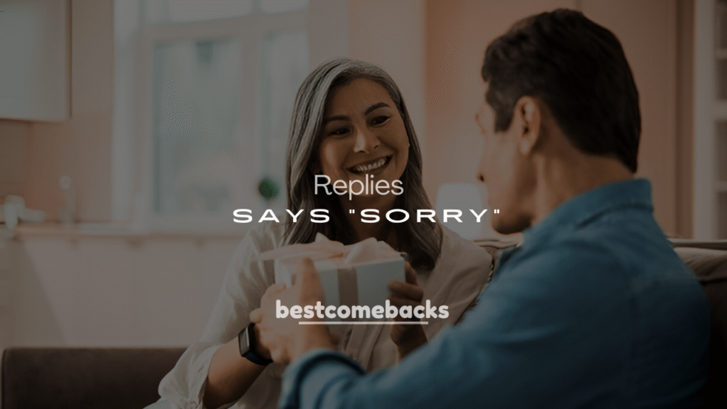 250+ Replies When Someone Says "Sorry"