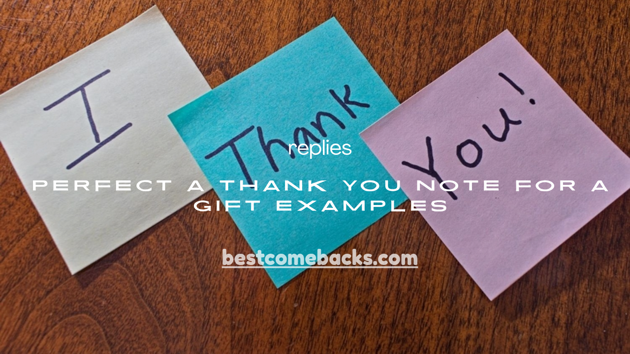 A Thank You Note