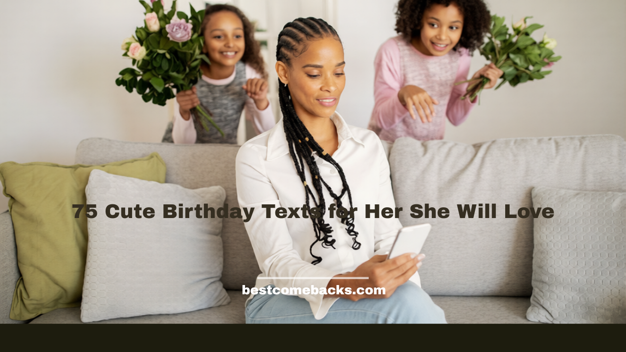 Birthday Texts for Her