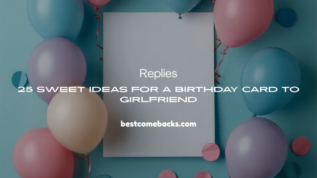 Birthday Card to Girlfriend