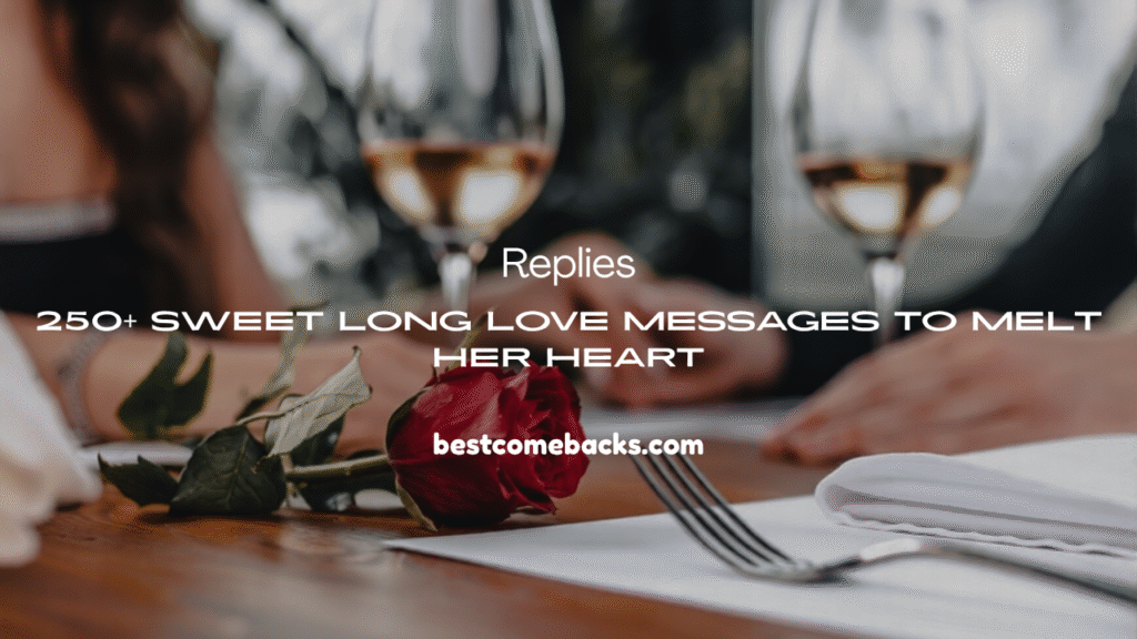 Sweet Long Love Messages 