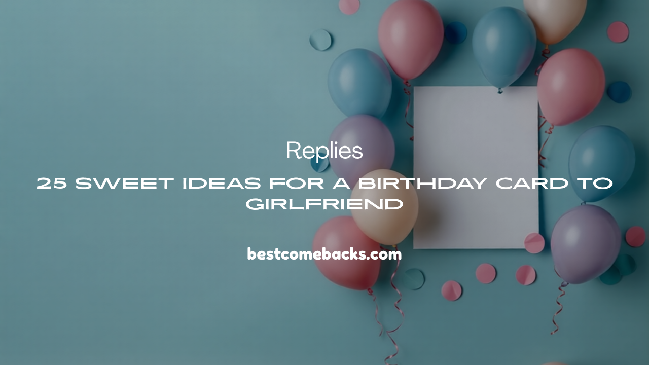 Birthday Card to Girlfriend