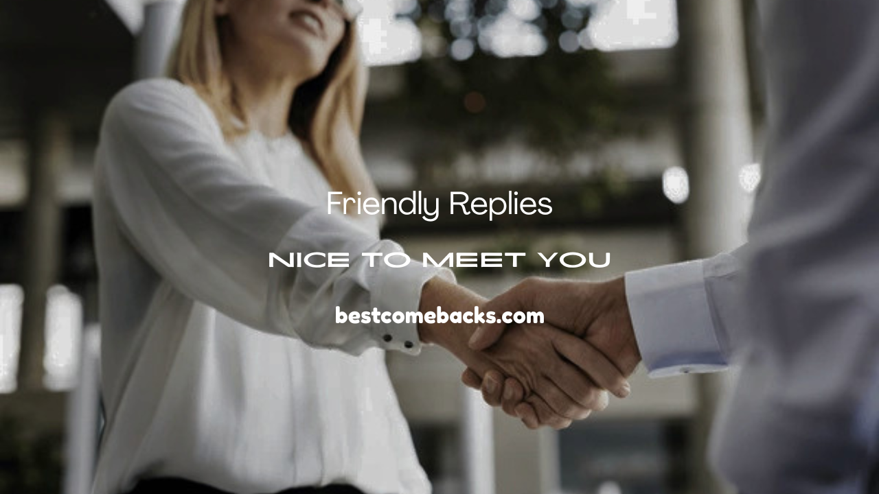 Nice Talking to You