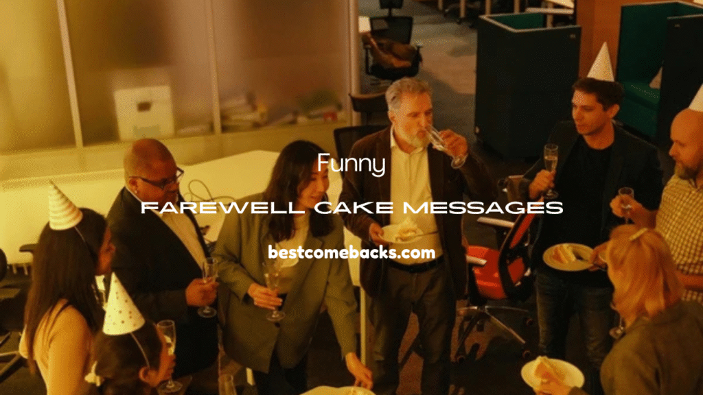 Farewell Cake Messages 