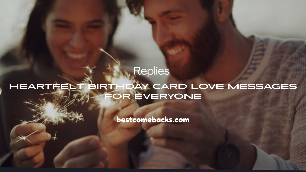 Birthday Card Love Messages