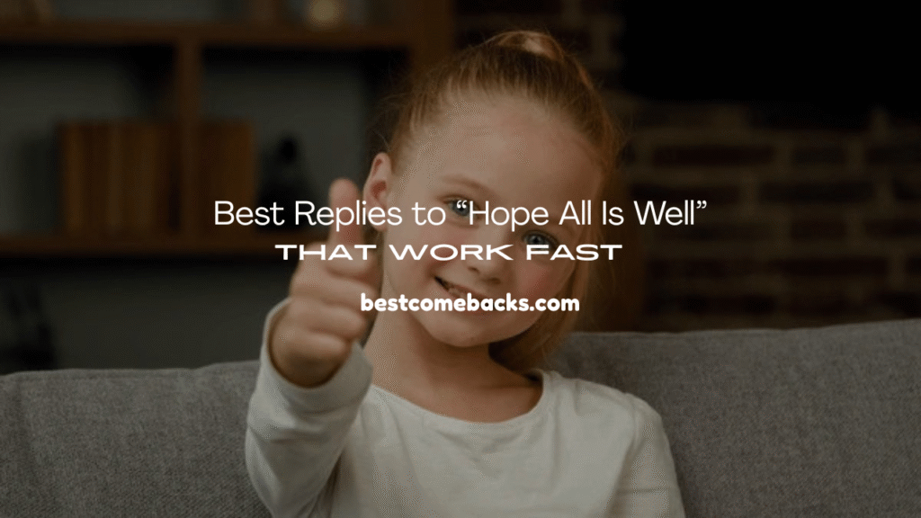 Hope All Is Well