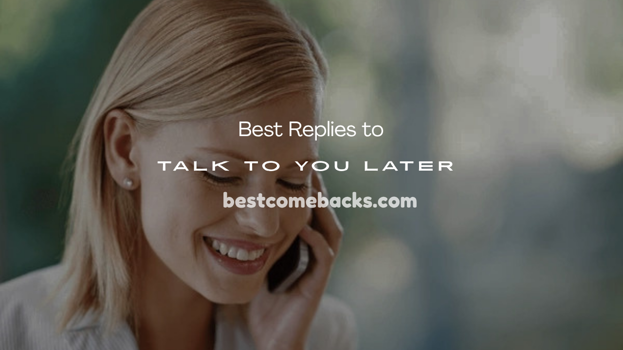 Talk to You Later