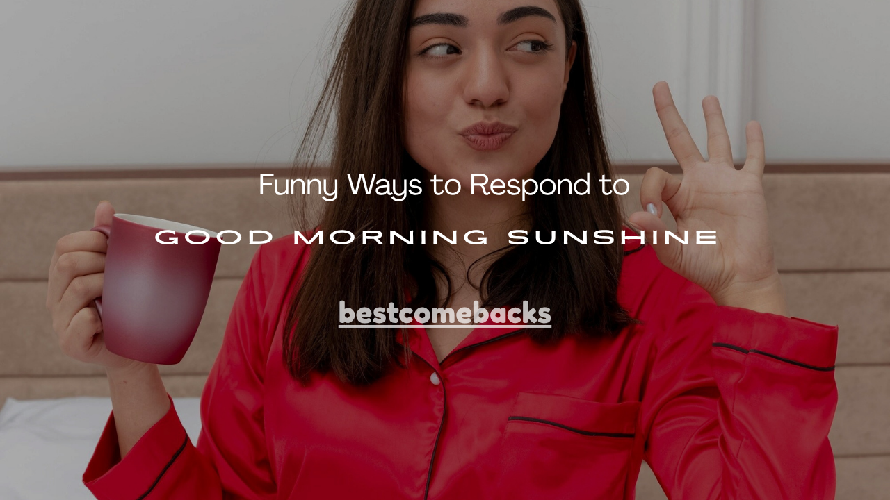 Good Morning Sunshine